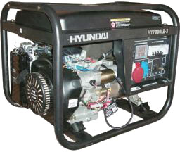 Запчасти на бензогенератор Хундай Hyundai HY7000 (LE-3, LER), HY7000-LE-3, HY7000LER и двигатель IC390
