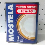 Масло для дизельного генератора Mostela Turbo Diesel 10w-40 1л